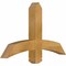 Ekena Millwork Bellingham Rough Sawn Timber Gable Bracket, Western Red Cedar, 36"W x 23"H x 4"D x 4"F, 15/12 Pitch GBW036X23X0404BEL00RWR - alternate 4
